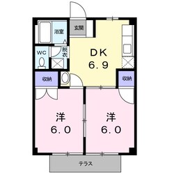 ニューシティ飯能の物件間取画像